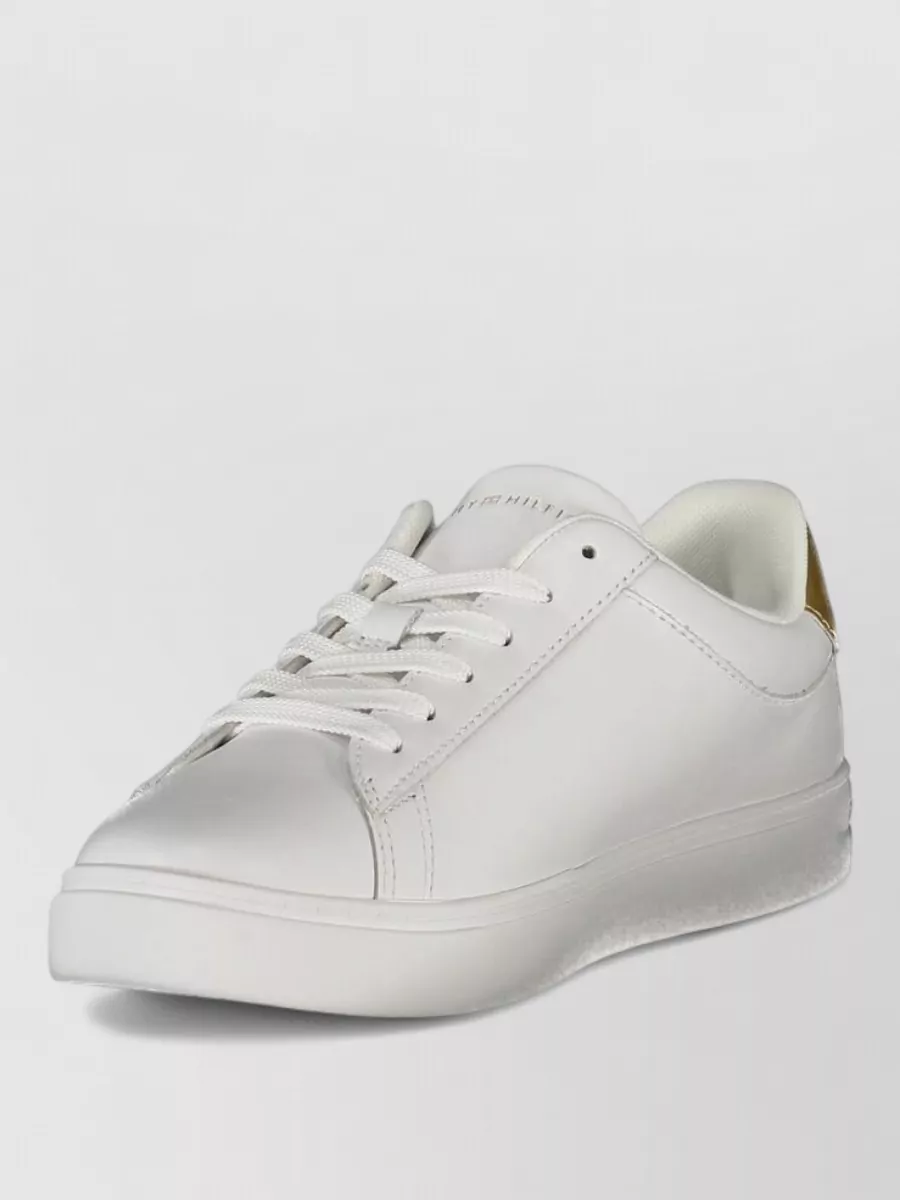 Tommy Hilfiger Leather Lace-Up Sneakers