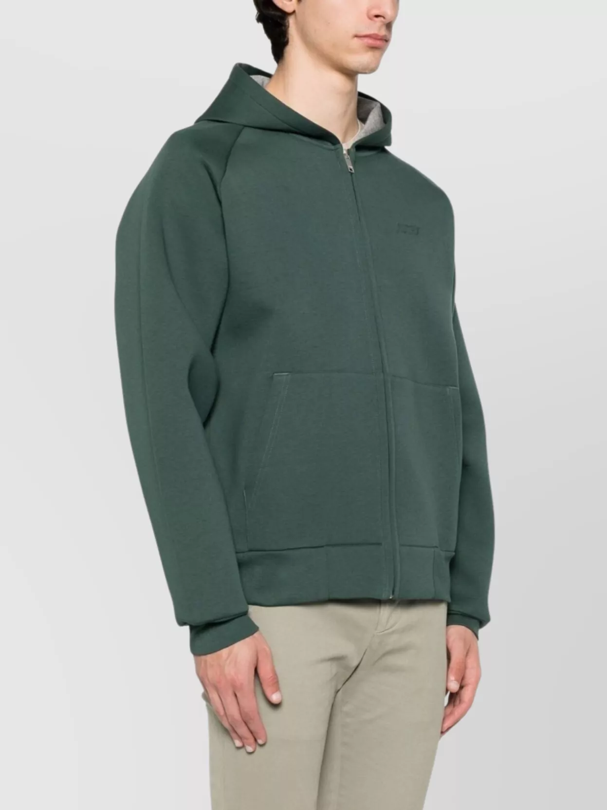 Autry Oversized Hooded Neoprene Jacket