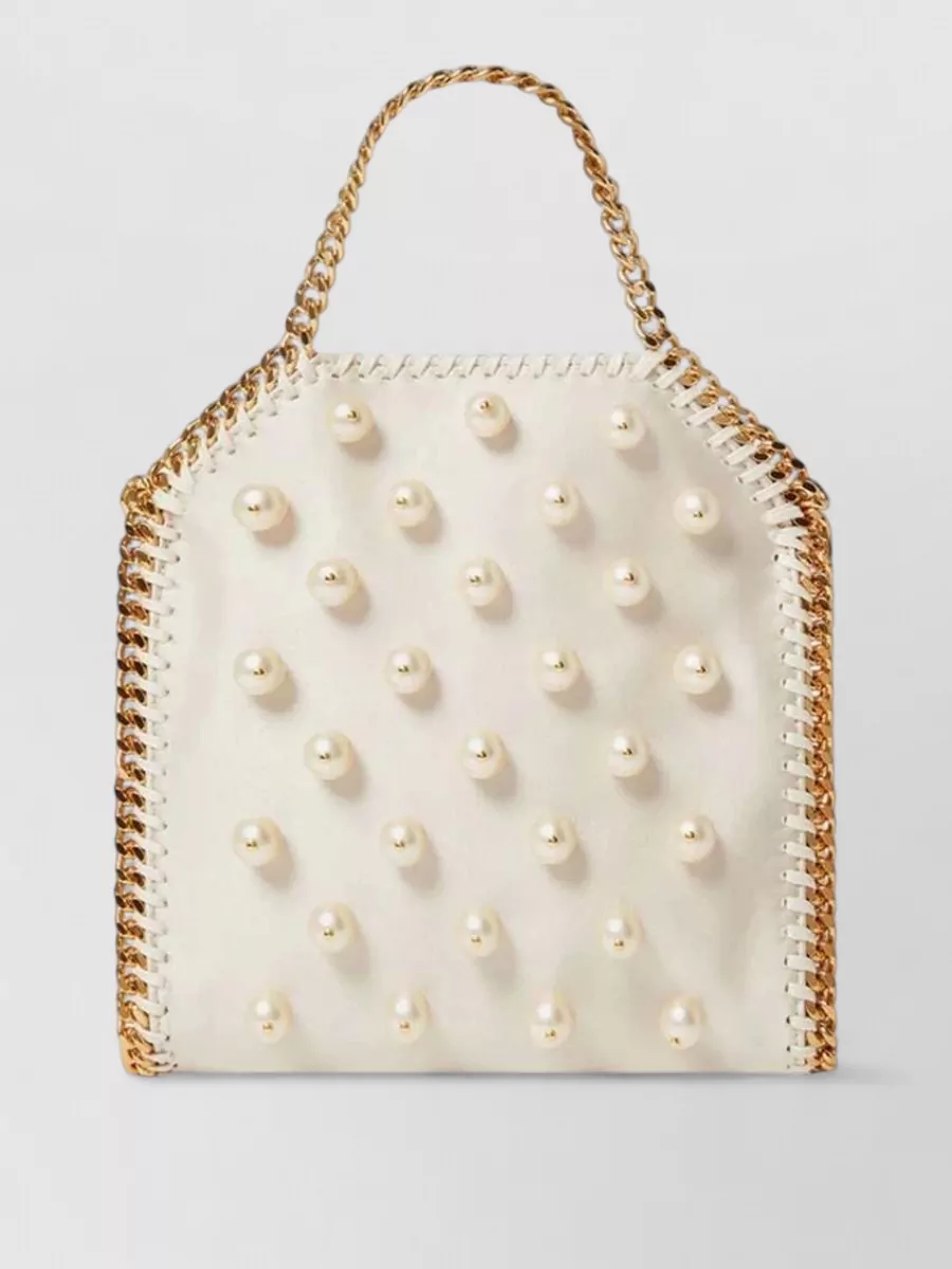 Stella Mccartney Falabella Tiny Satin Shoulder Bag