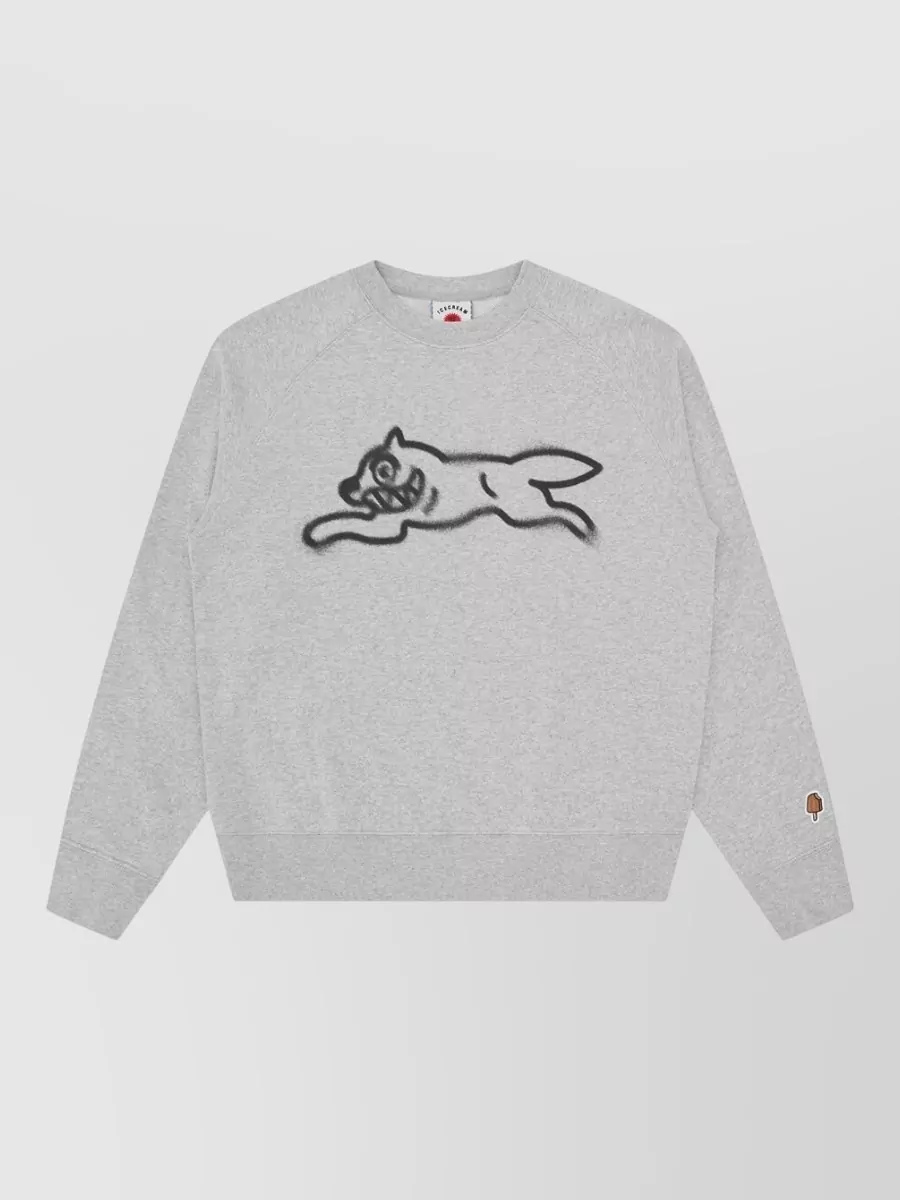 Icecream crew neck cotton sweatshirt