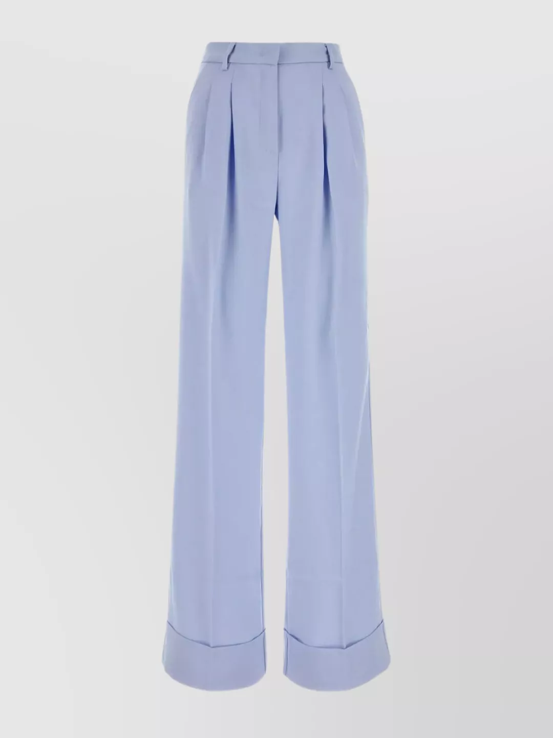 Shop The Andamane Folded Hemline Wide-leg Trousers