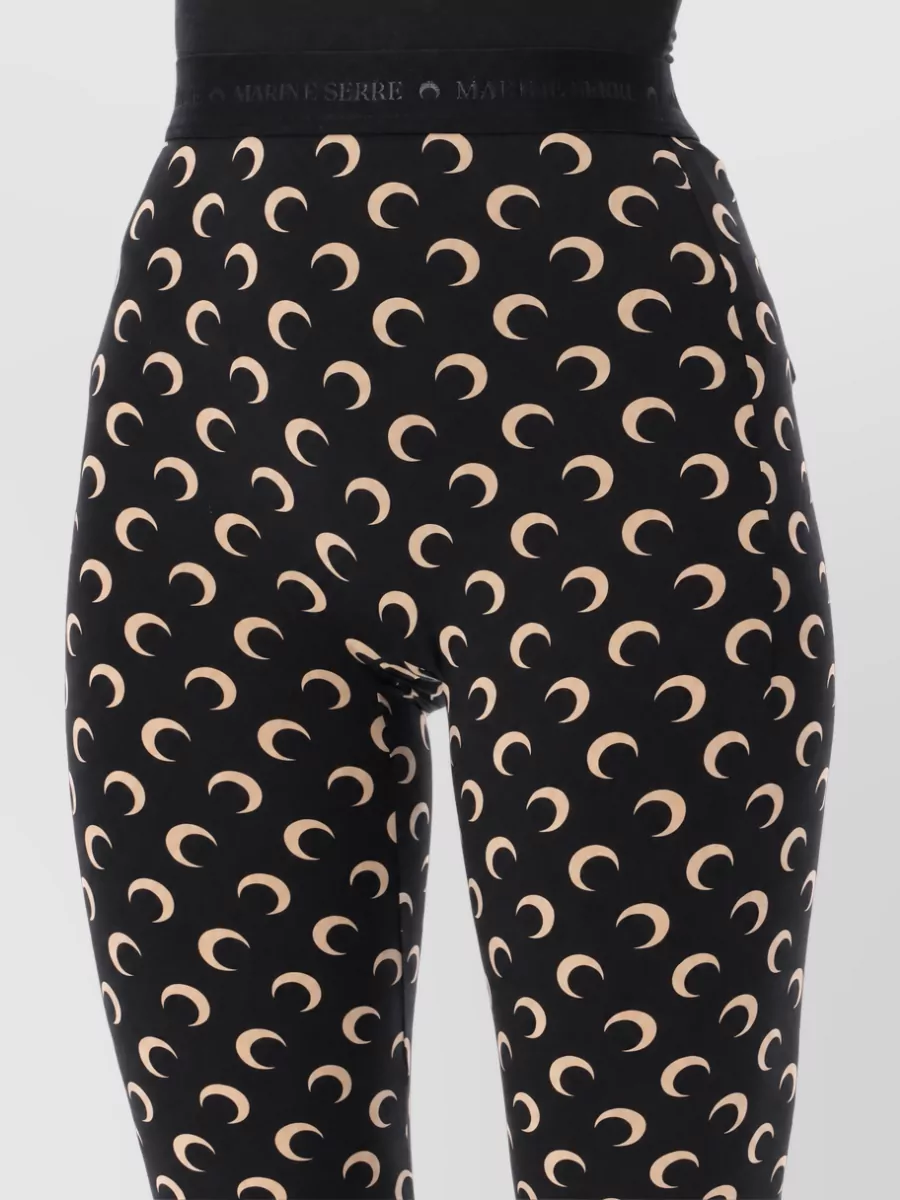 Marine Serre Classic Moon Capri Leggings