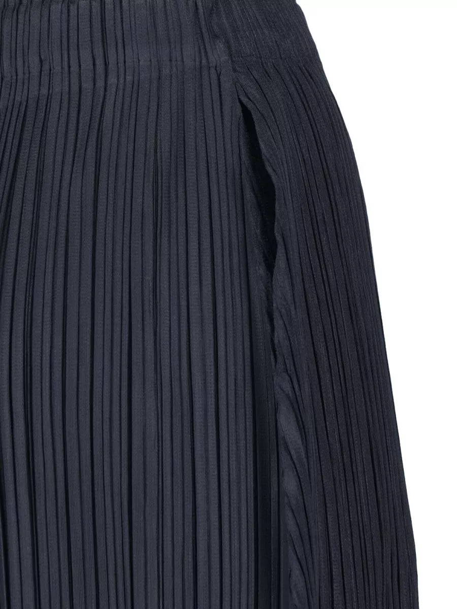 Pleats Please Issey Miyake Pleated Relaxed-Fit Wide-Leg Straight-Leg Pants