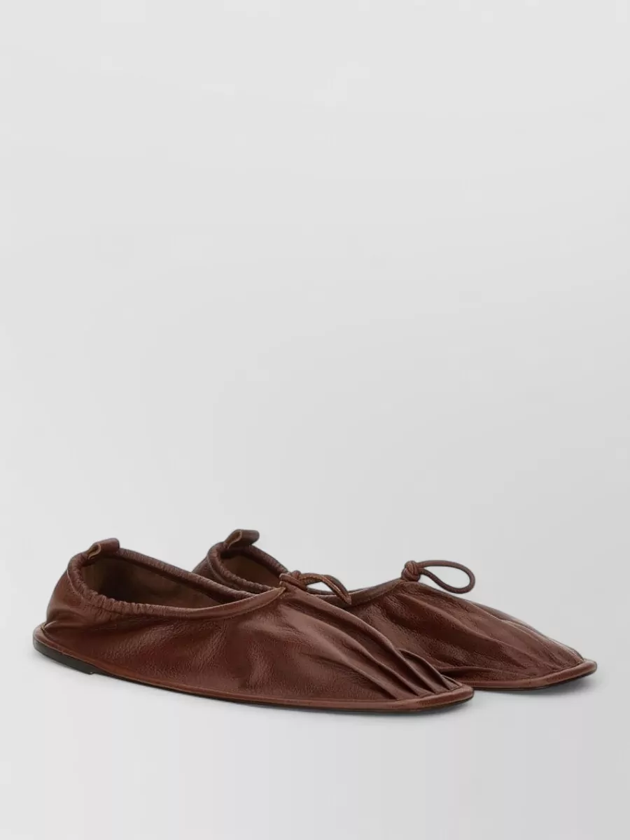 Hereu Leather Ballerina Flats