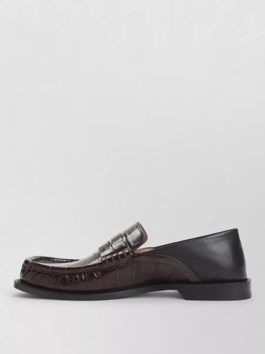 Loewe Campo Loafer Flap Back Round Toe