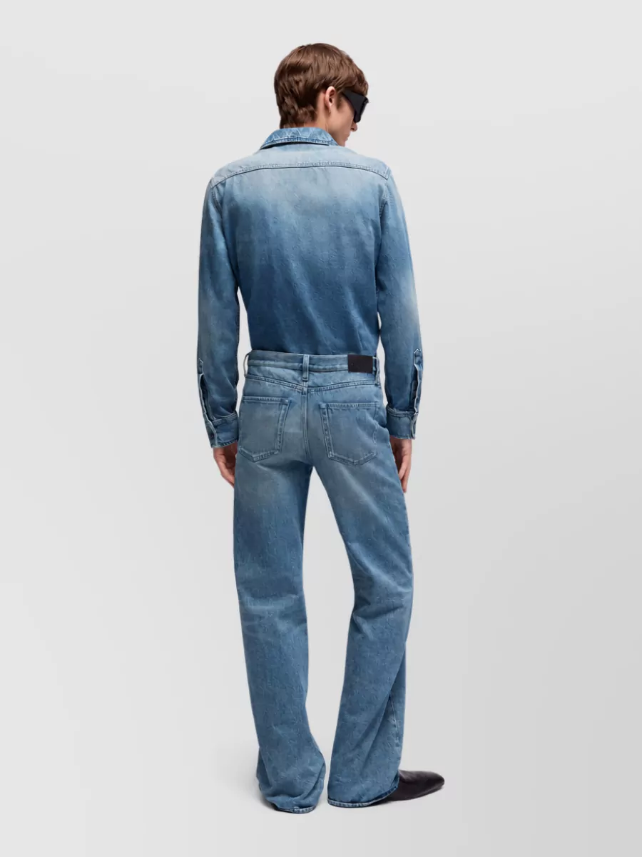 Gucci Denim Low-Rise Flared Jeans