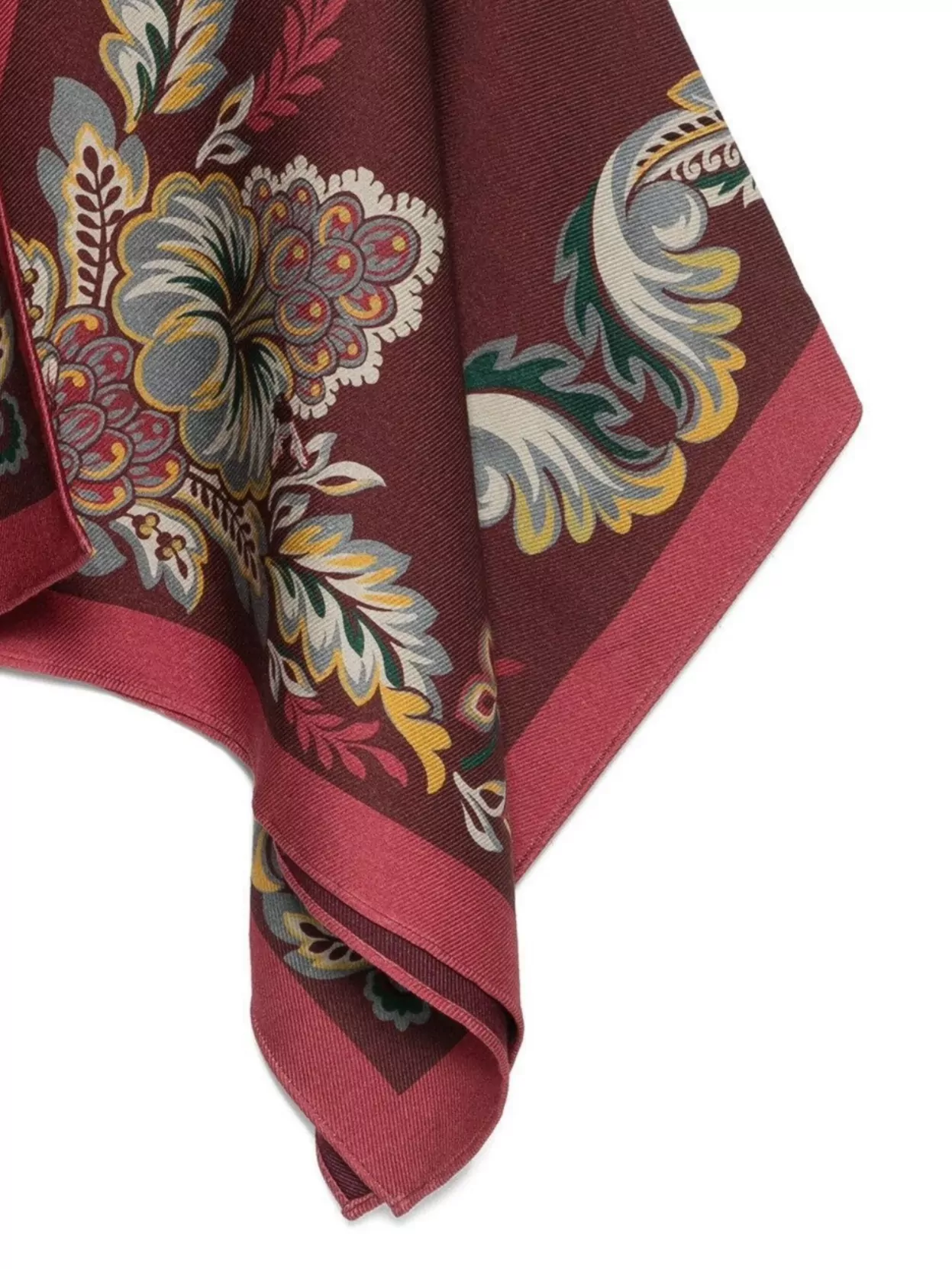 Etro Floral Print Draped Poncho For Women
