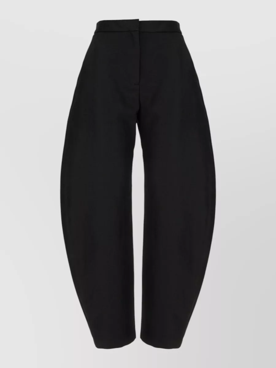 Alaïa Wool Silk Wide-Leg Trousers