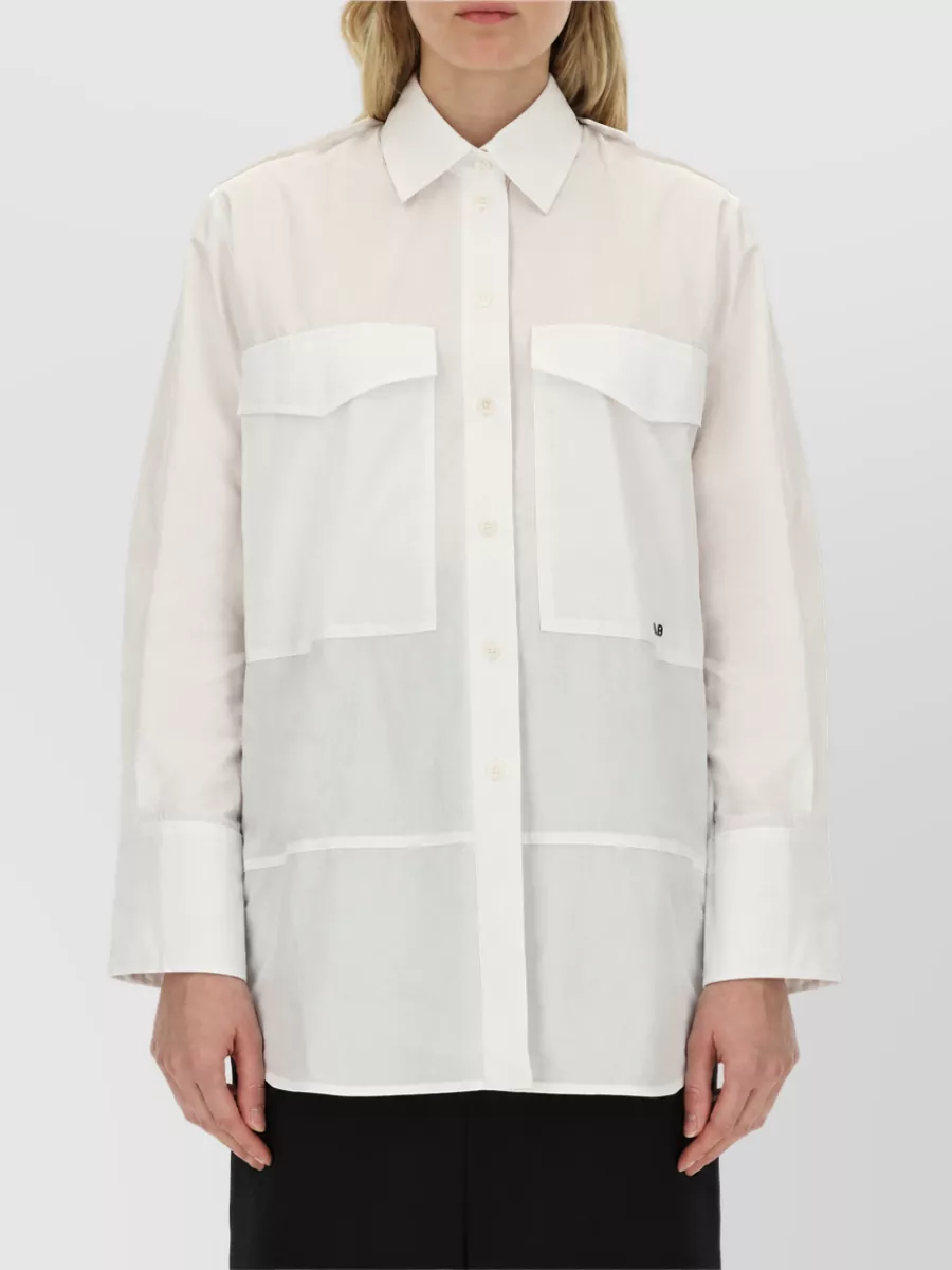 Victoria Beckham Oversized Cotton Shirt