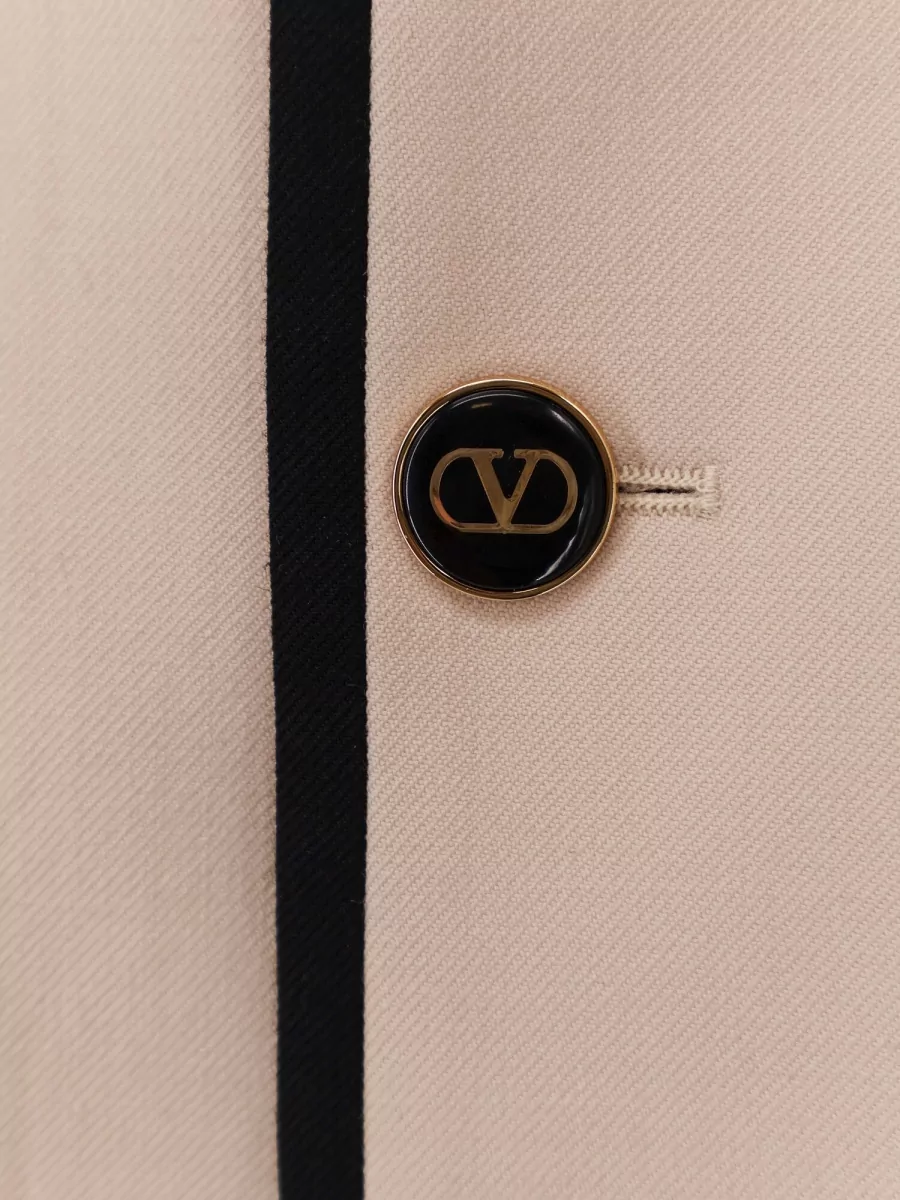 Valentino Virgin Wool Single-Breasted Blazer