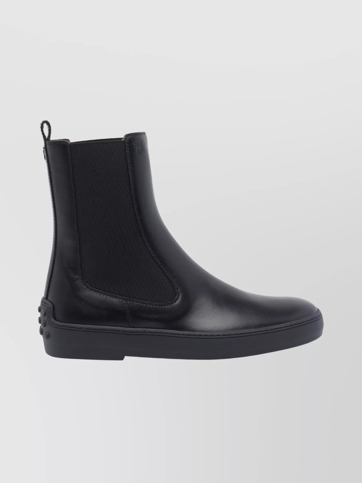 Tod's Suede Ankle Booties With Elastic Side Panels