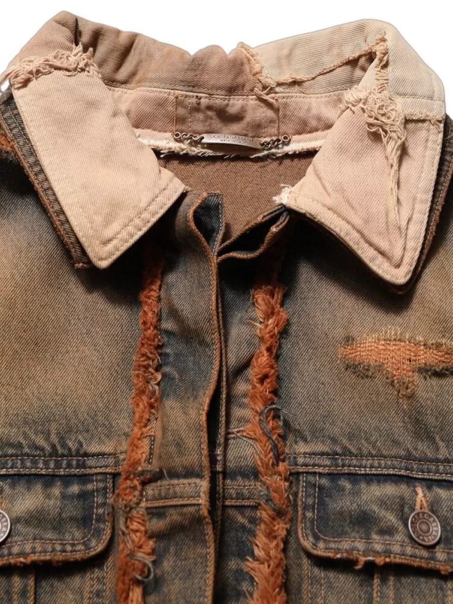 Dolce&Gabbana Paneled denim jacket