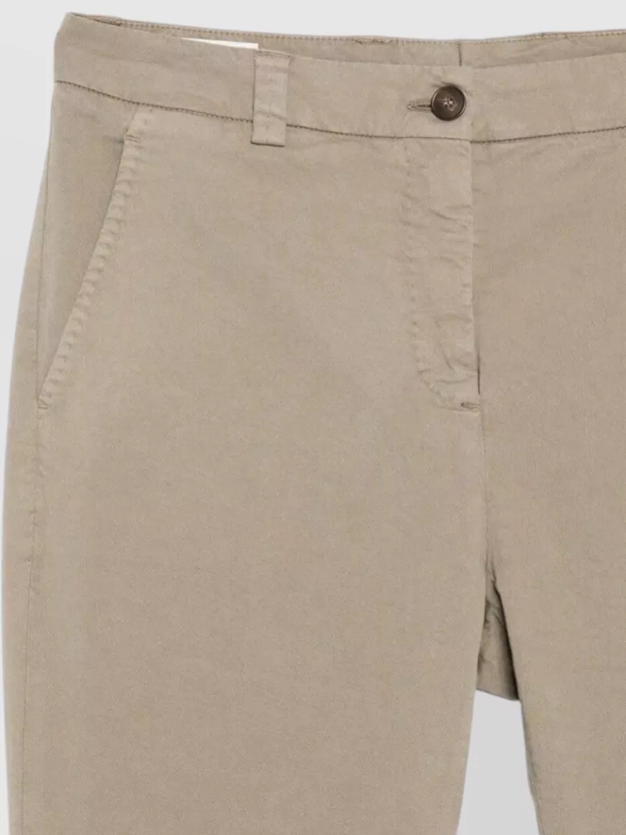 Incotex Cotton Straight-Leg Trousers