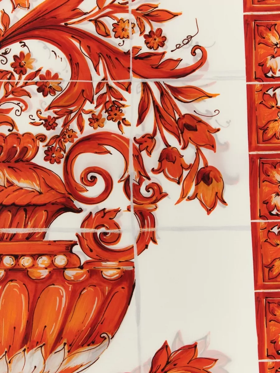 Dolce&Gabbana Silk Printed Scarf