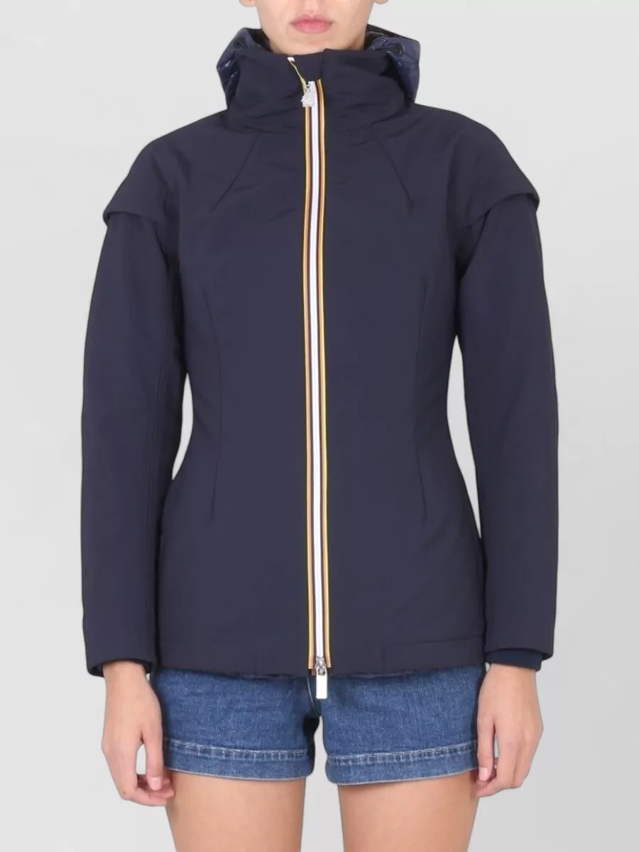 K-way Zippered windbreaker jacket