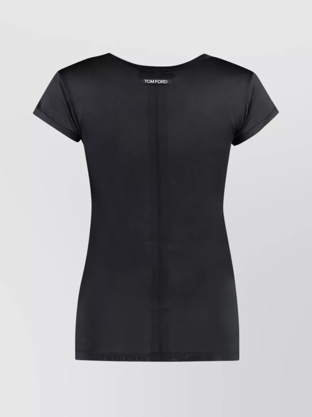 Tシャツ・カットソー Tom Ford Relaxed Silk T-Shirt With Crew Neck Tom Ford - Silk T-shirt black - The Corner