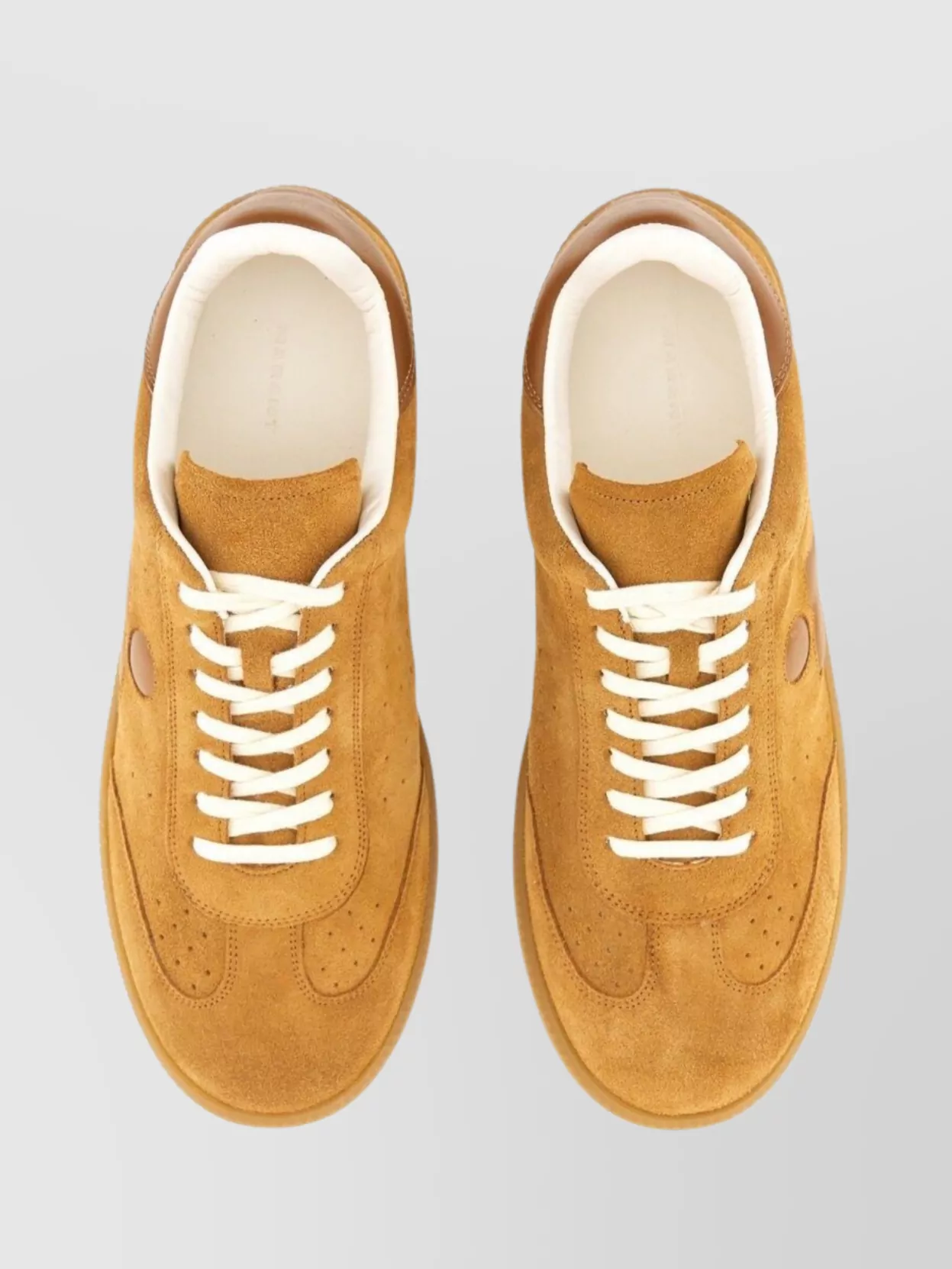 Isabel Marant Suede Perforated Sneakers Rubber Sole