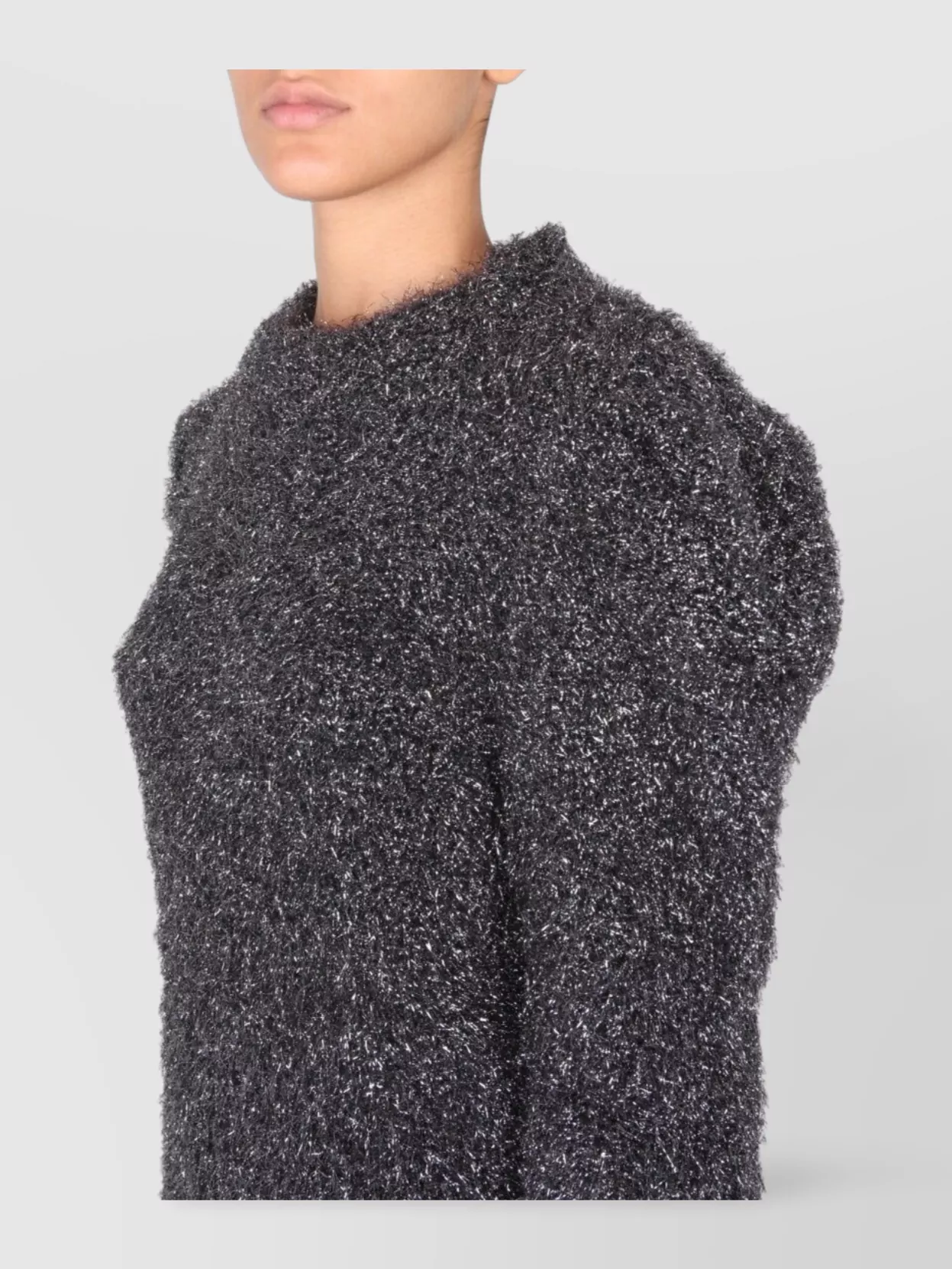 Alberta Ferretti Textured Shoulder Detail Knitwear