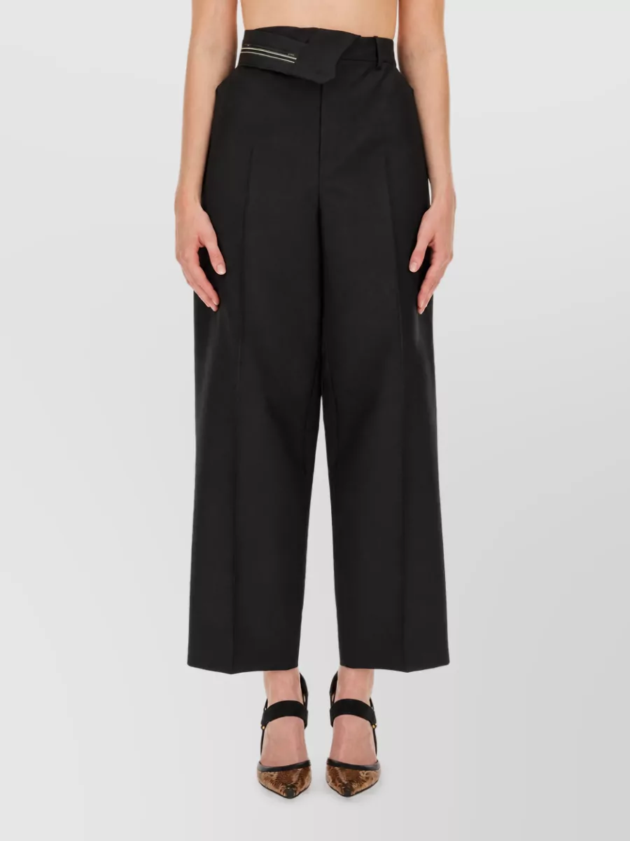 Fendi Asymmetric Waist Tailored Trousers