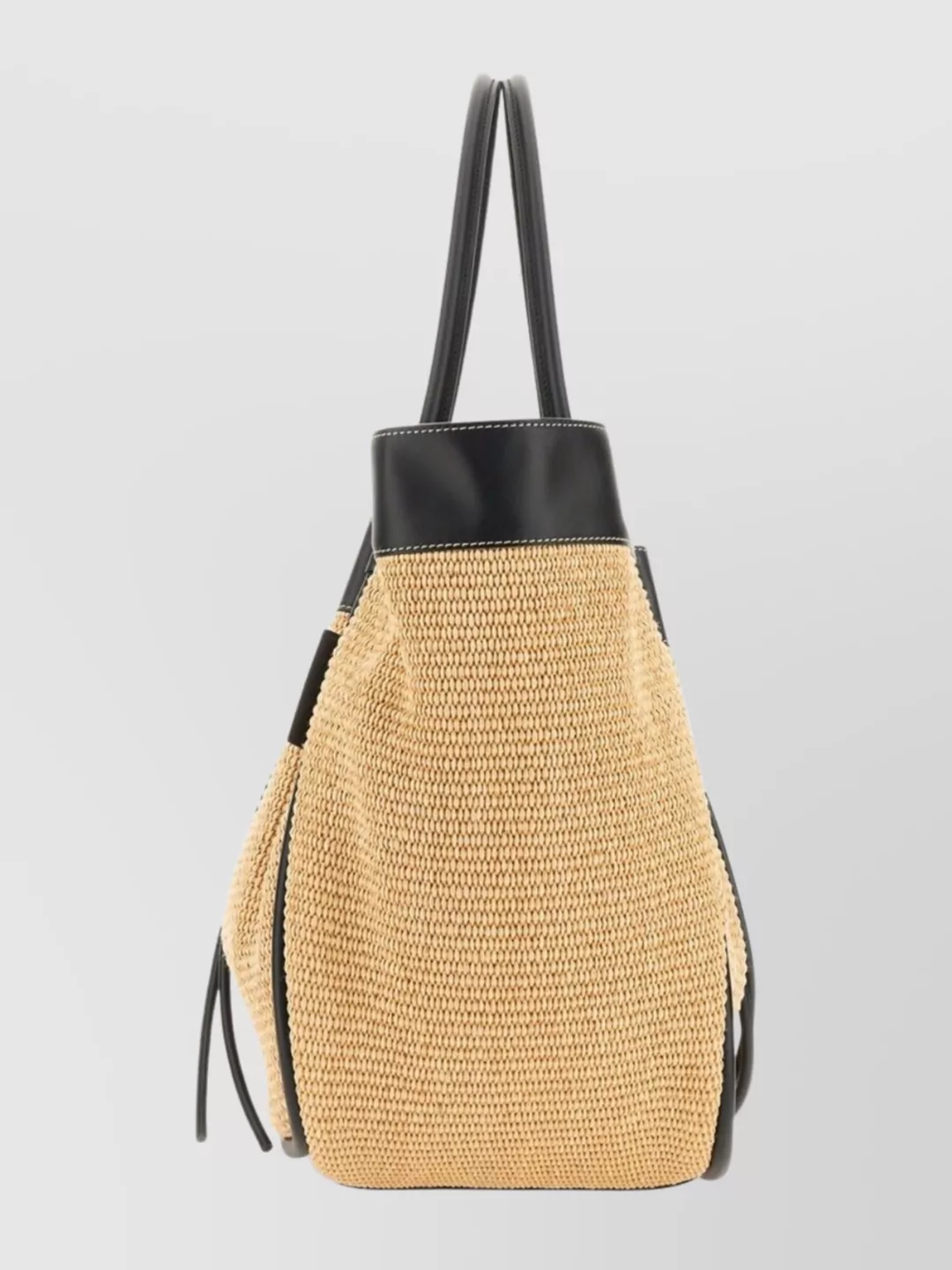 Proenza Schouler Large Ruffled Tote Bag With Woven Texture