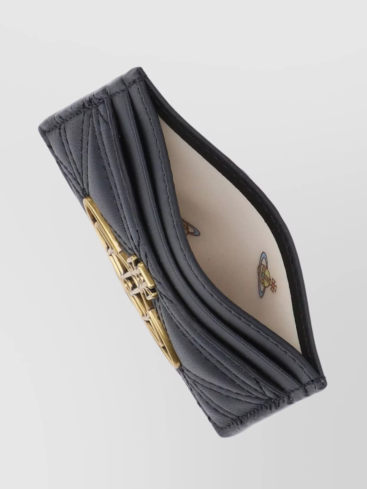 VIVIENNE WESTWOOD QUILTED DESIGN GOLD-TONE HARDWARE PURSES & CARDHOLDERS