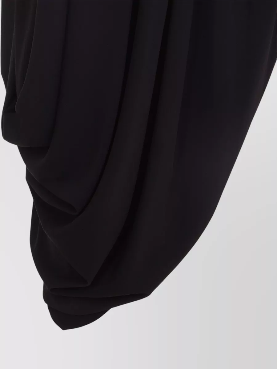 Alaïa Asymmetric Skirt High Waist Draped Detail