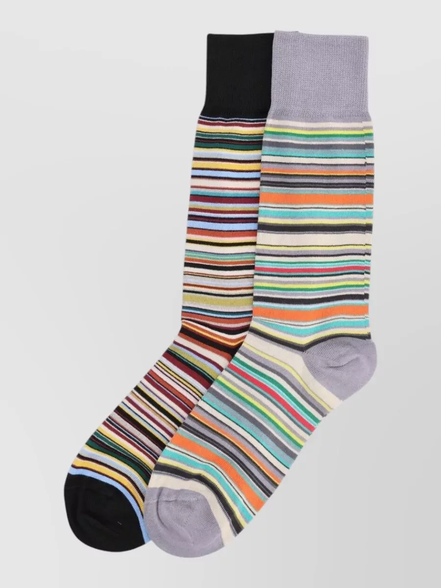 Paul Smith striped cotton socks 2-pack