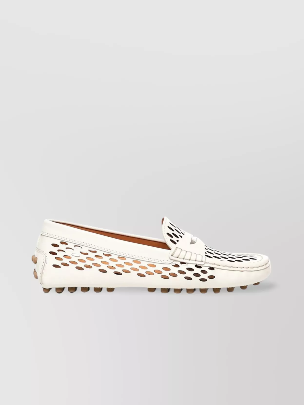 Tod's Gommino Cutout Leather Driving Shoes