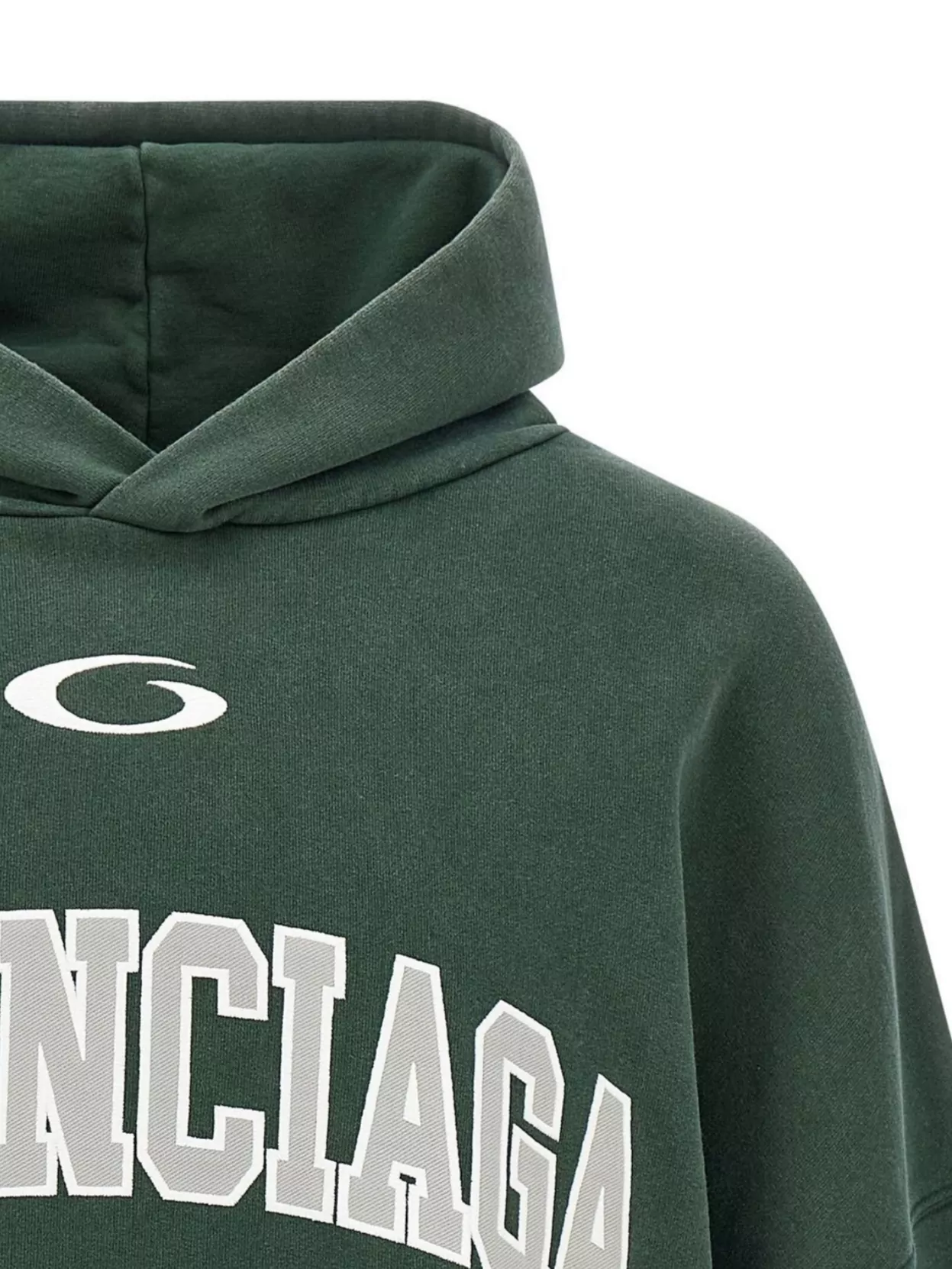 Balenciaga Hoodie Featuring Basketball Theme And Kangaroo Pocket