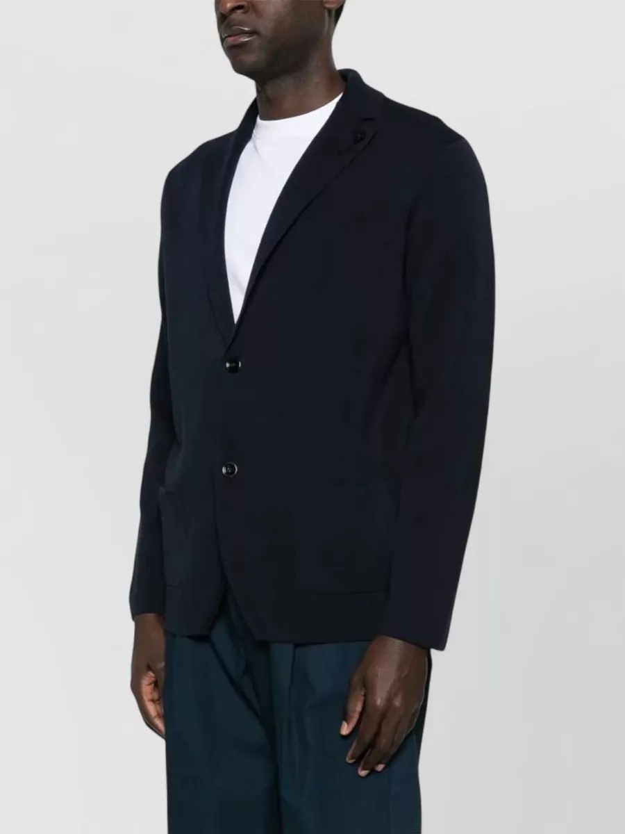 Lardini Cotton Knitted Blazer