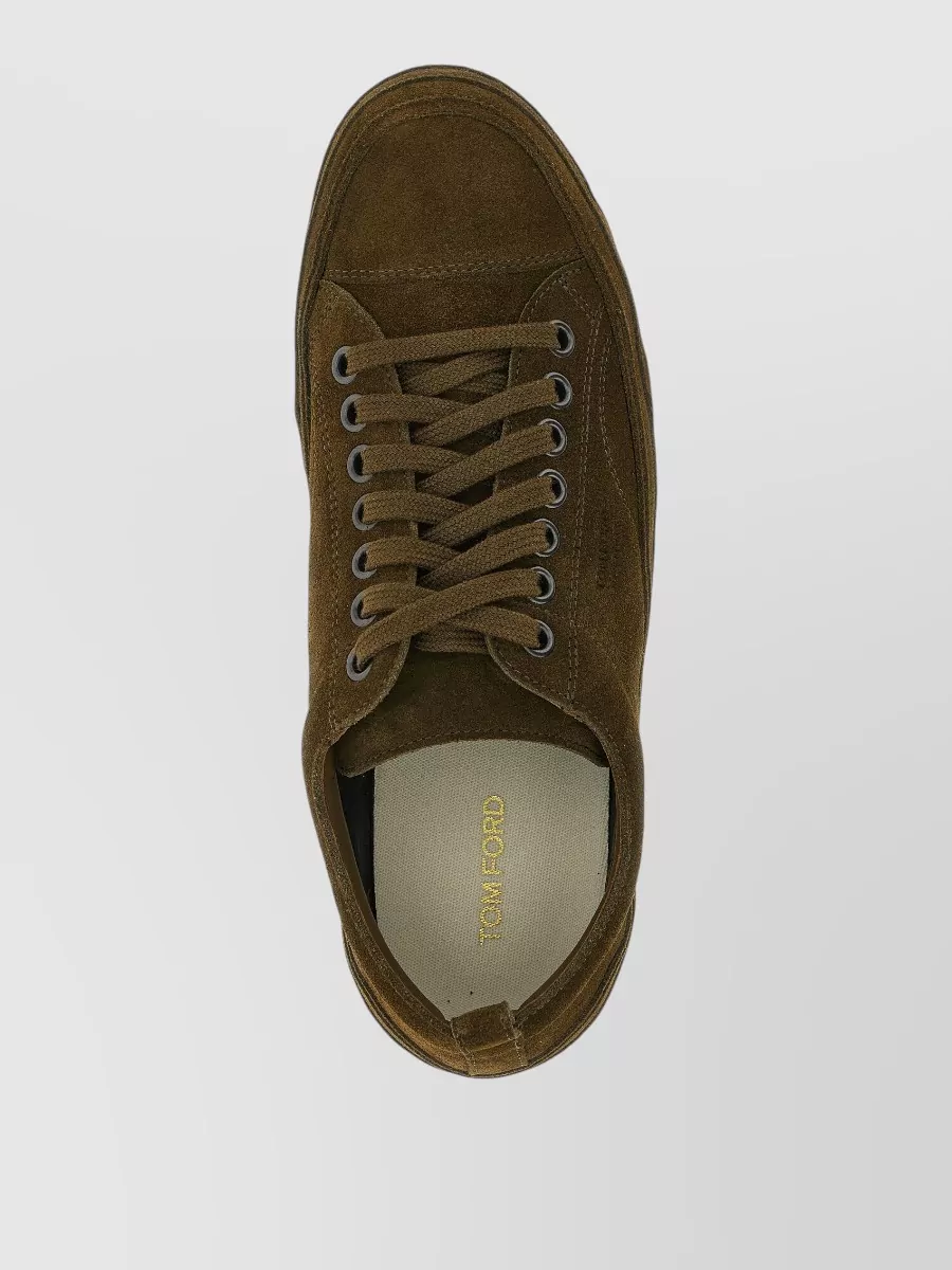 Tom Ford Suede Low-Top Sneakers