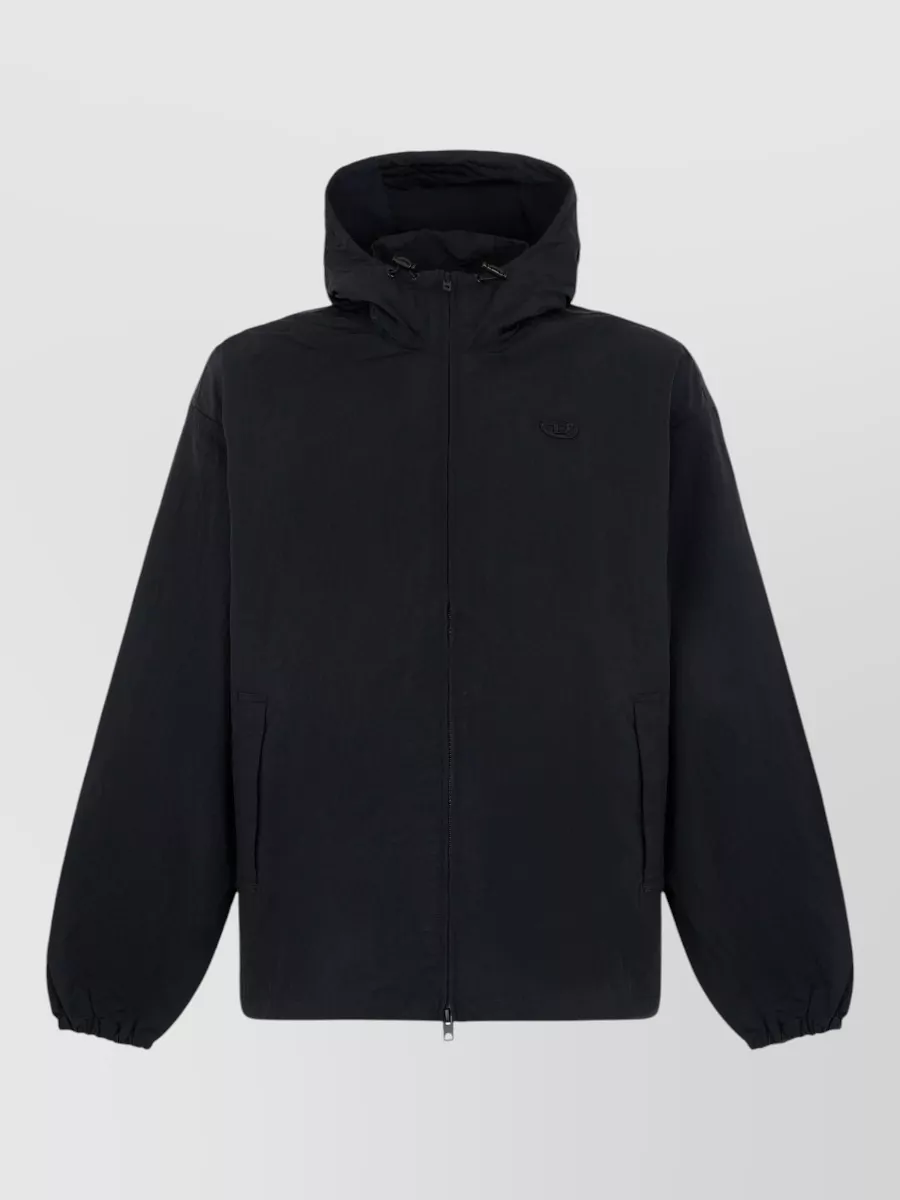 Diesel hooded windbreaker jacket
