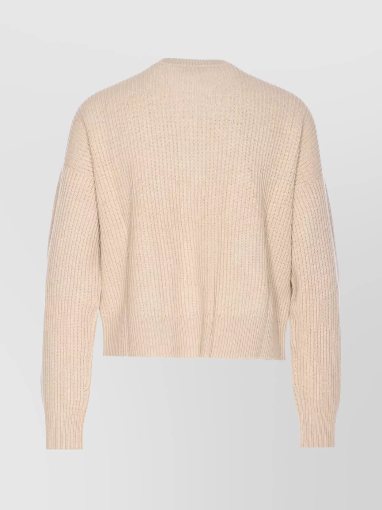 Brunello Cucinelli Crewneck Knitwear Cardigan Front Pockets In Neutral