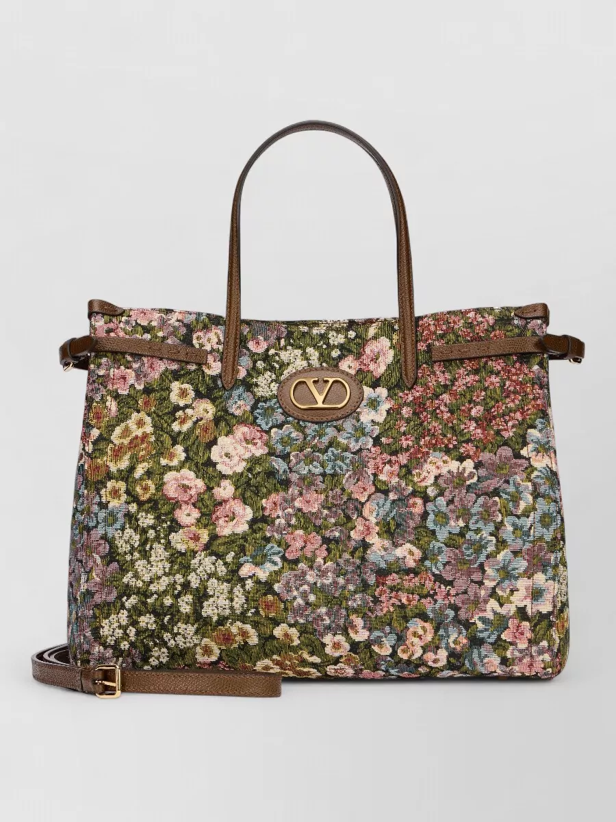 Valentino Garavani Antibes Small Floral-Print Tote Bag