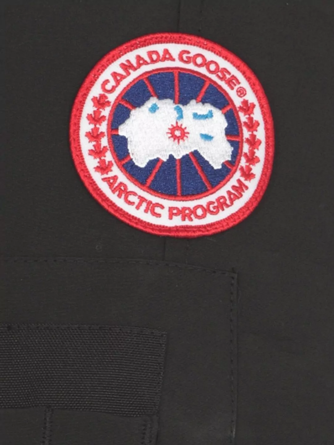 Canada Goose Padded Down Jacket With High Neck And Hood