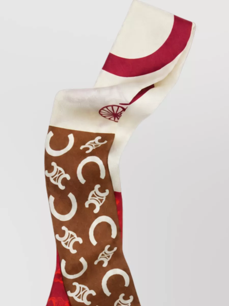 Celine Silk Printed Tie