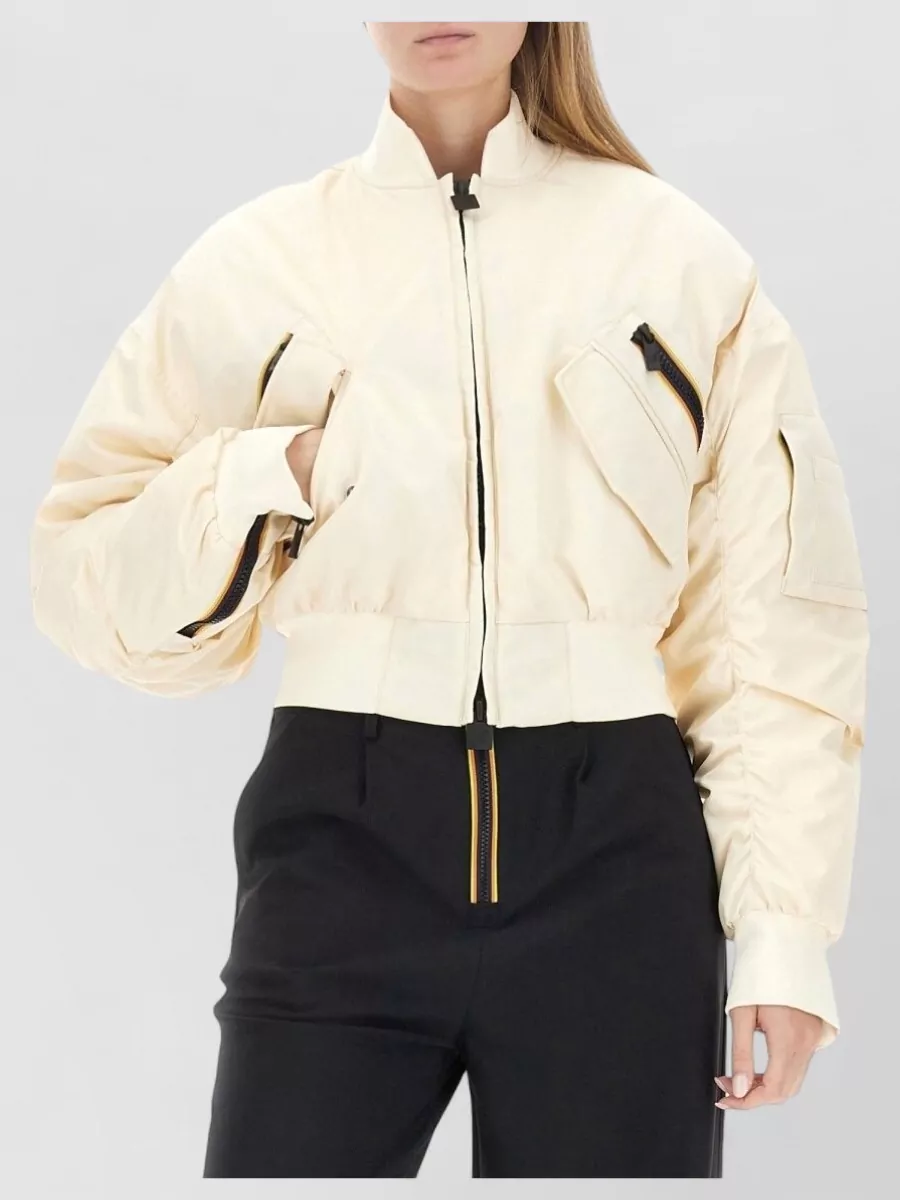 K-Way Cropped Puffer Jacket