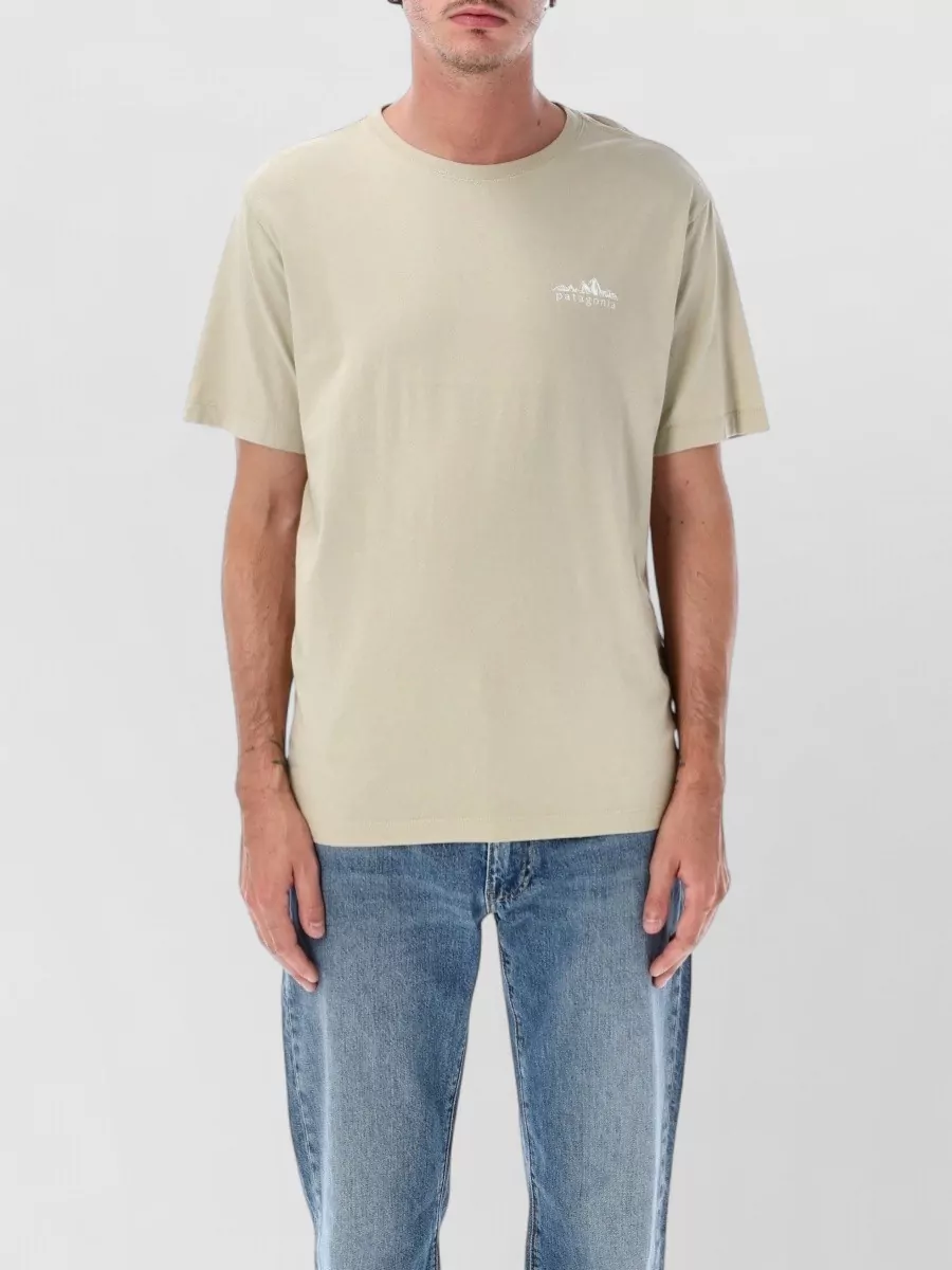 Patagonia organic cotton logo print short sleeve t-shirt
