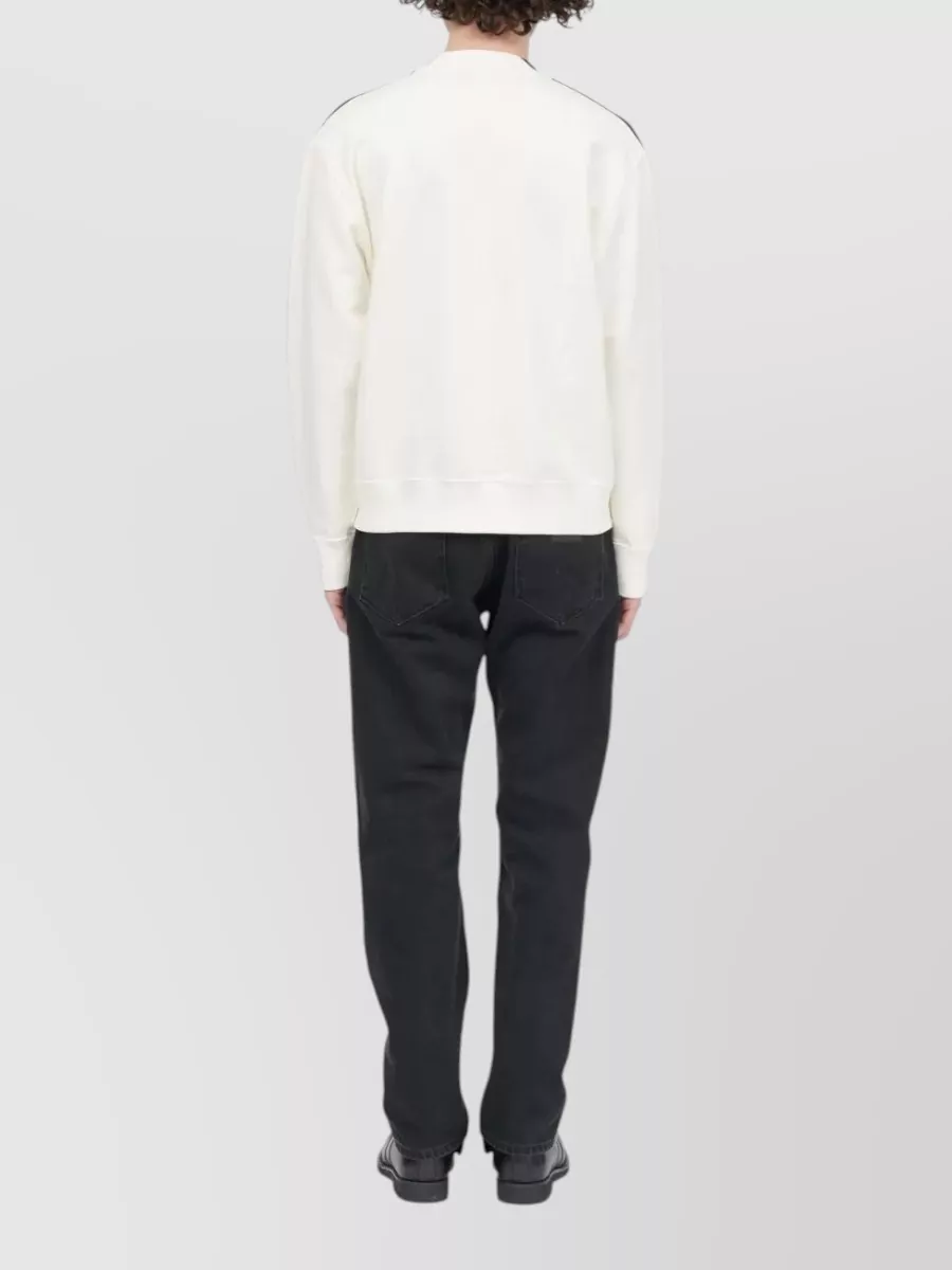 Mm6 Maison Margiela Cotton Crew Neck Sweatshirt