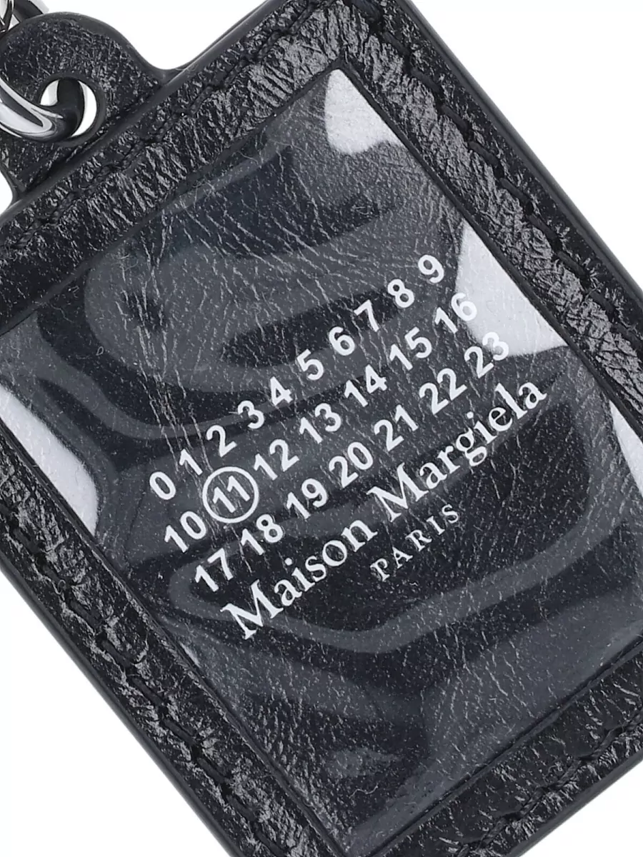 Maison Margiela Leather Key Case Rectangular Shape Keyring