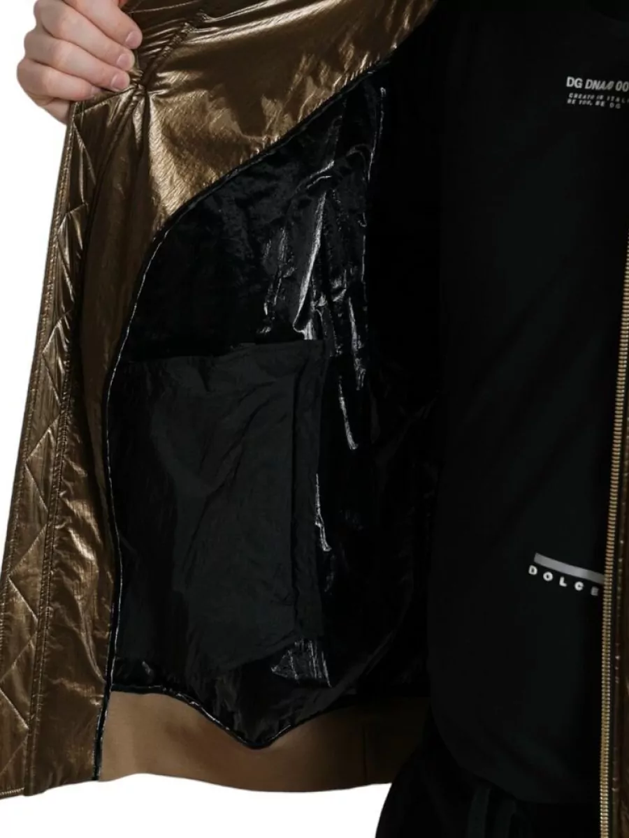 Dolce&Gabbana Nylon Zip Bomber Jacket