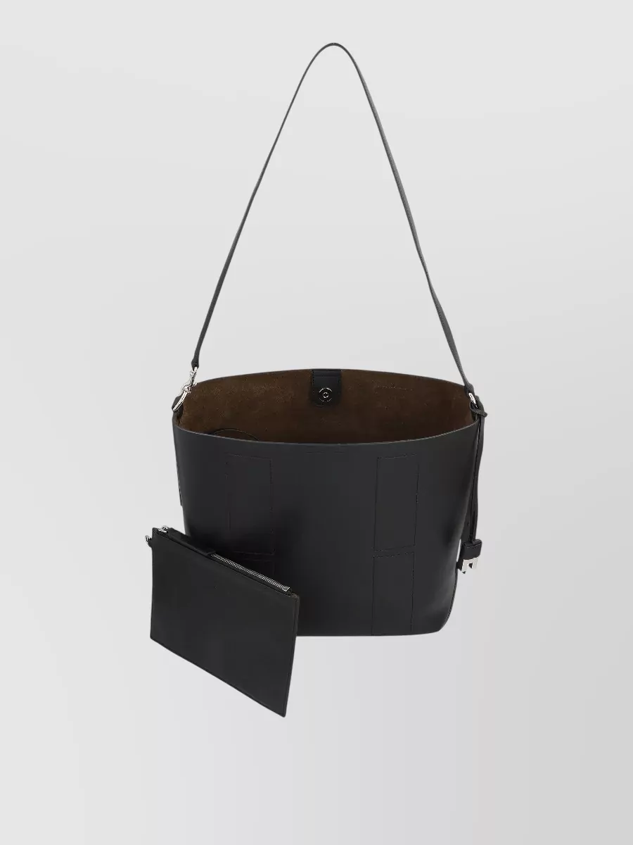 Hogan Leather Hobo Bag