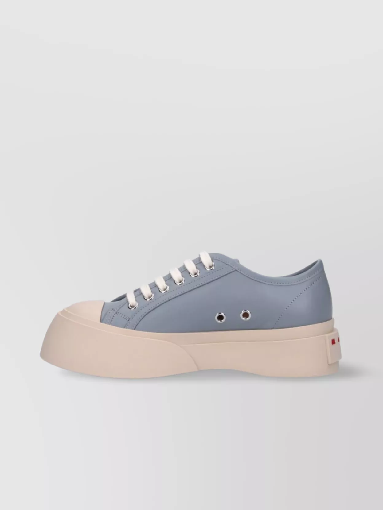 Marni Eyelet Round Toe Rubber Sole Sneakers