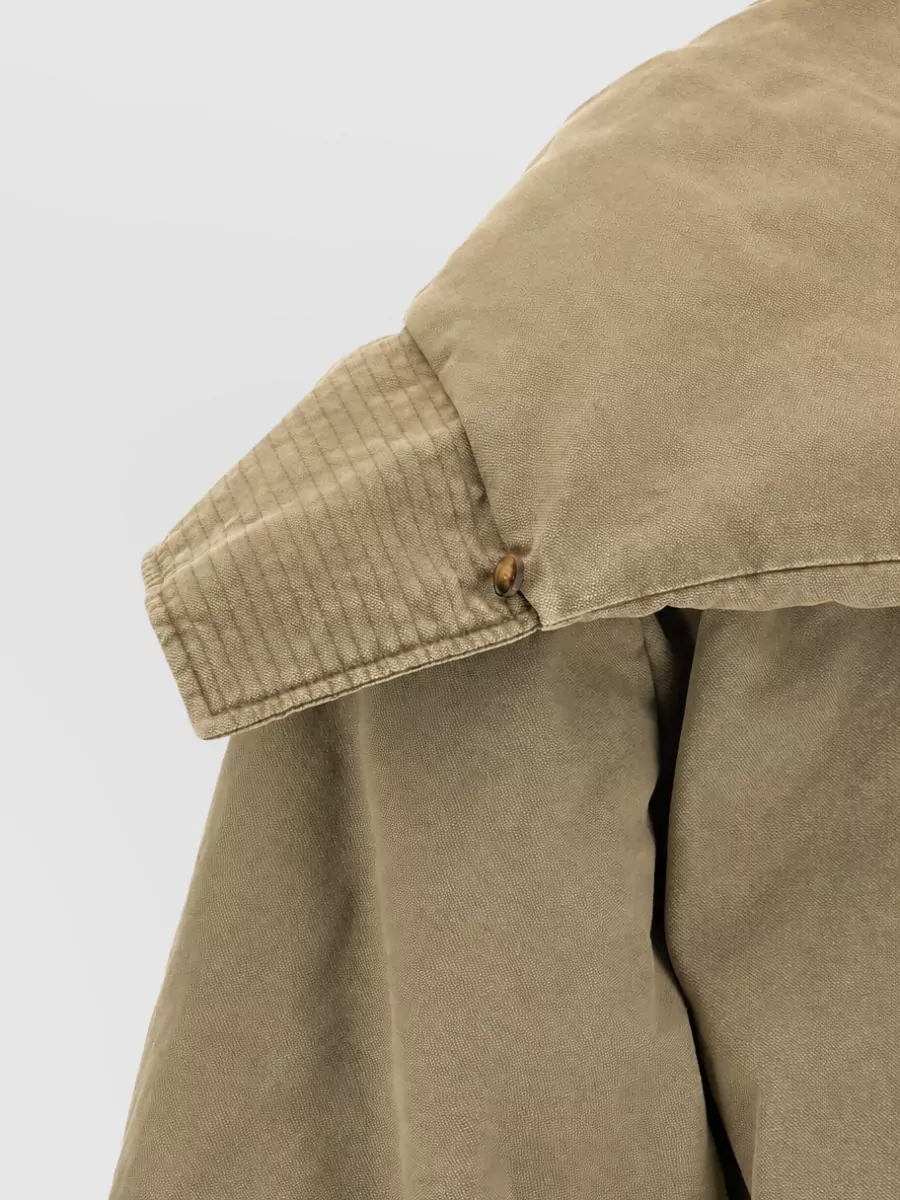 Entire Studios Cotton Canvas Cropped Jacket