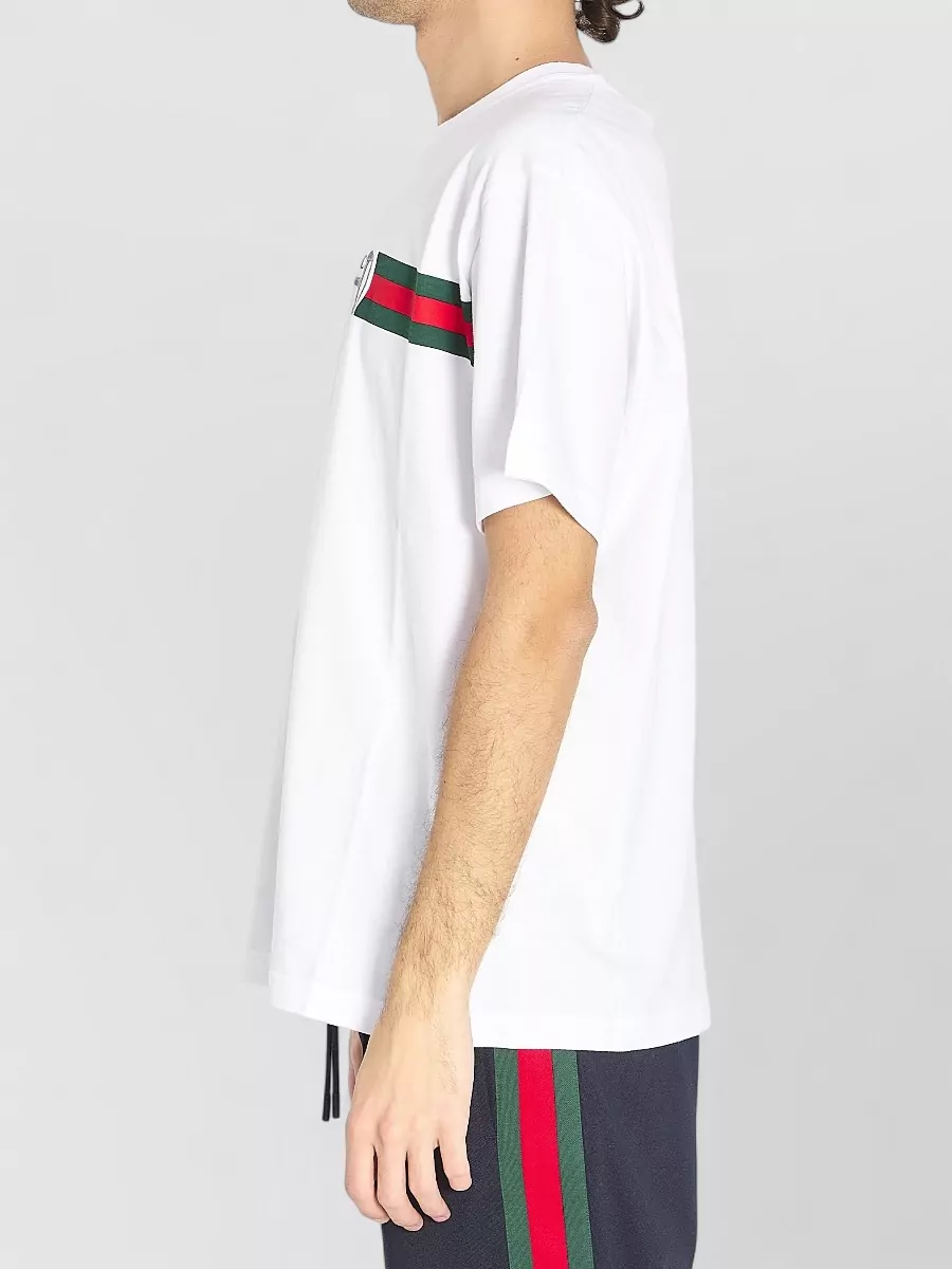 Gucci Regular Fit Cotton Jersey T Shirt