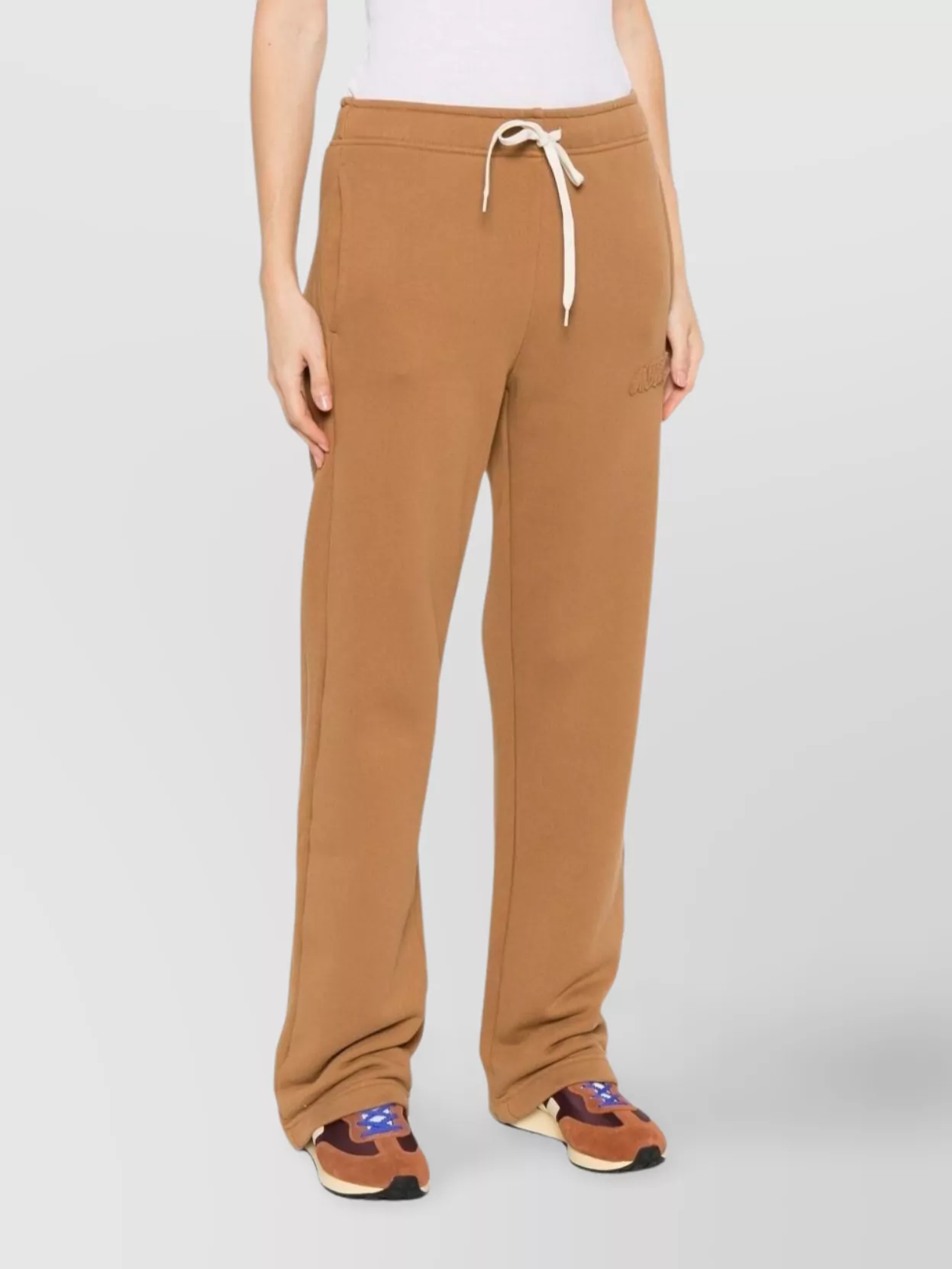 Autry Elastic Waistband Relaxed Fit Side Pockets Trousers