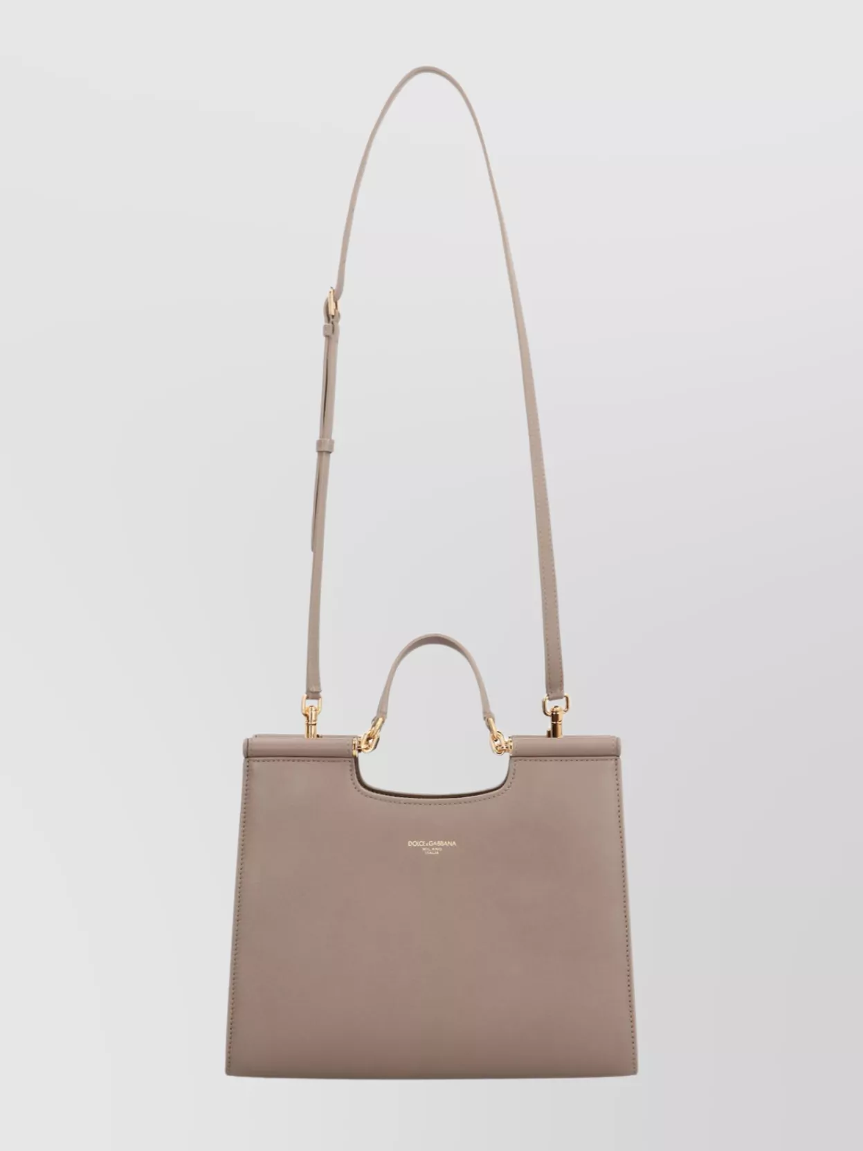 Dolce&Gabbana Sicily Small Leather Tote Bag