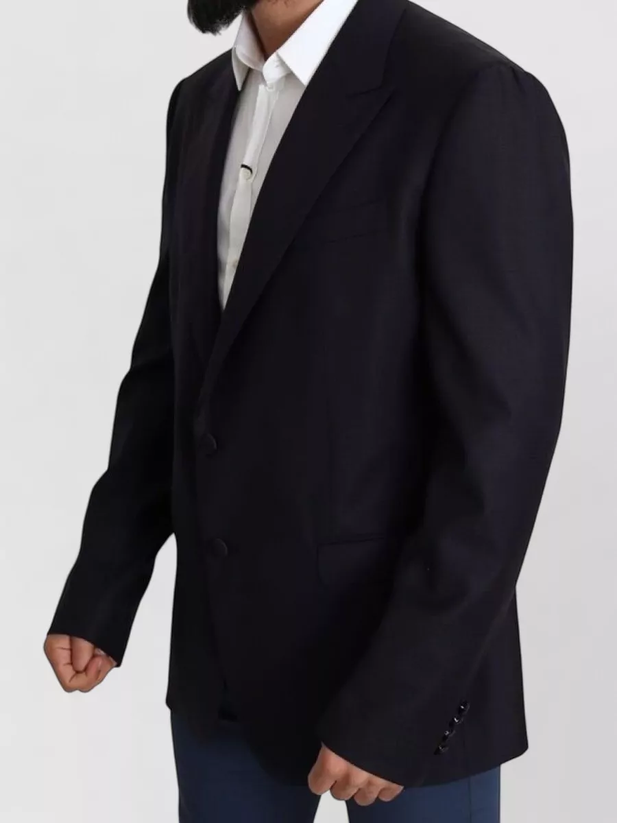 Dolce&Gabbana Virgin Wool Single-Breasted Blazer