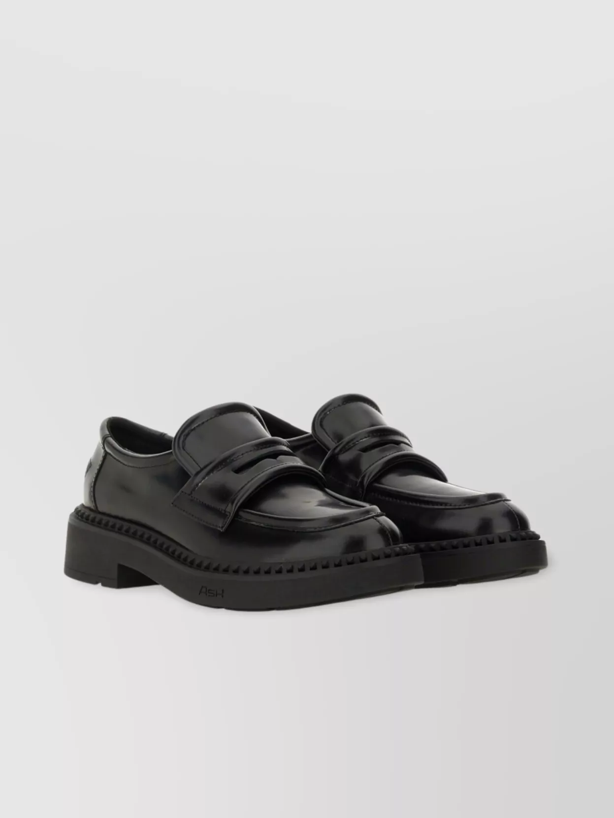 Ash Chunky Sole Loafers Glossy Finish