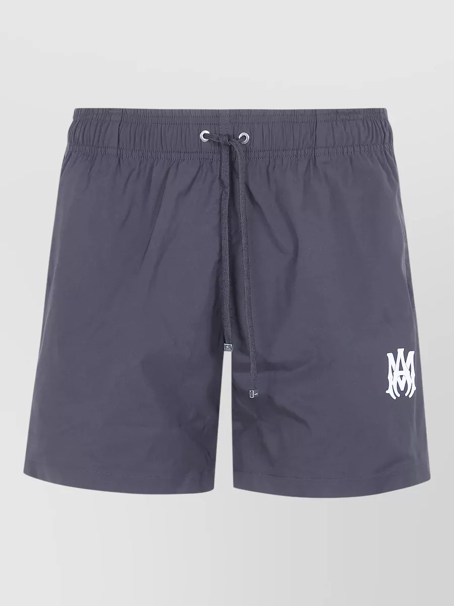 Amiri Logo-Print Swim Shorts